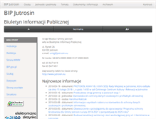 Tablet Screenshot of bip.jutrosin.leszczynskie.net